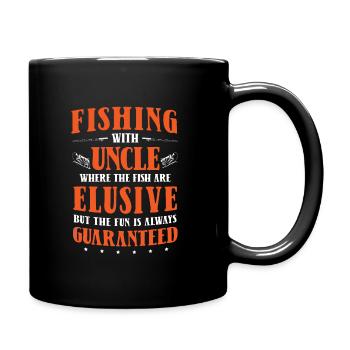 Pêche Oncle Pêcheur Oncles Drôle Poisson Parfait - Mug uni - noir - Droite