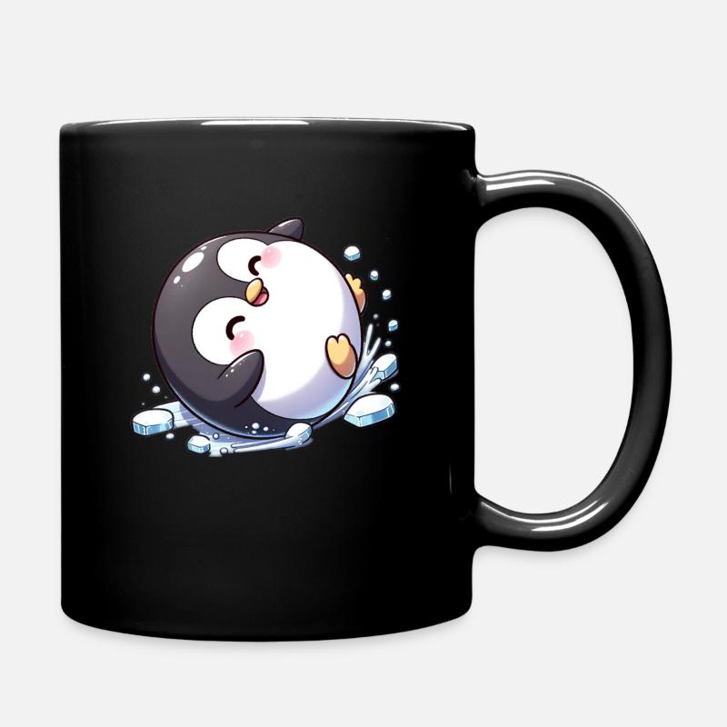 Pinguin - Tasse einfarbig - Schwarz