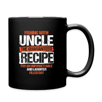 Pêche Oncle Pêcheur Oncles Drôle Poisson Parfait - Mug uni - noir - Droite