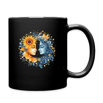 Sun & Moon - Full Colour Mug - black - Right