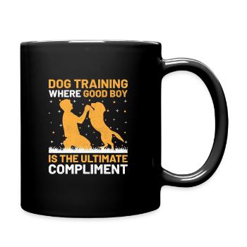 Dresseur de chiens Formation de chiens Chiens Soins pour animaux de compagnie Pr - Mug uni - noir - Droite