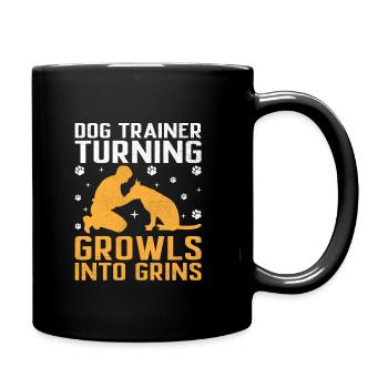Dresseur de chiens Formation de chiens Chiens Soins pour animaux de compagnie Pr - Mug uni - noir - Droite