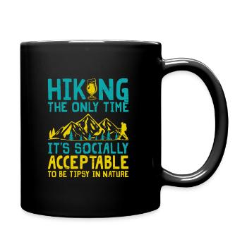 Wandern Bergsteigen Trekking Natur Outdoor Alco - Tasse einfarbig - Schwarz - Rechts