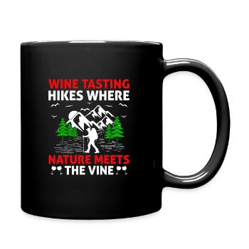 Randonnée Randonneur Nature Trekking Alpinisme en plein air - Mug uni - noir - Droite
