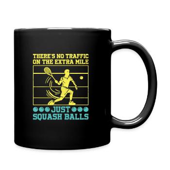 Joueur de squash Joueur de squash Joueur de tennis Raquetball Spor - Mug uni - noir - Droite