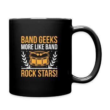 Drum Corps Marching Band Drum Corp Music Percussio - Full Colour Mug - black - Right