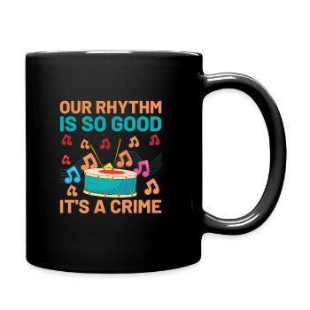 Drum Corps Marching Band Drum Corp Music Percussio - Tasse einfarbig - Schwarz - Rechts