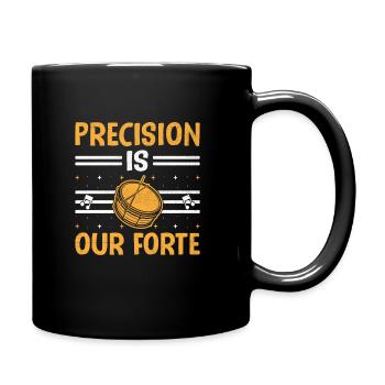 Drum Corps Marching Band Drum Corp Music Percussio - Tasse einfarbig - Schwarz - Rechts