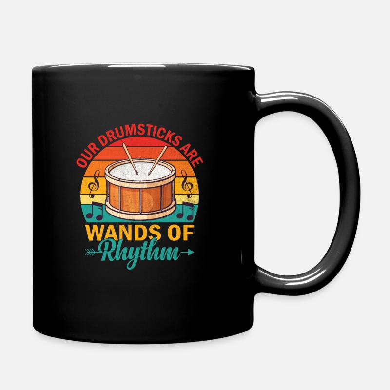 Drum Corps Marching Band Drum Corp Music Percussio - Tasse einfarbig - Schwarz