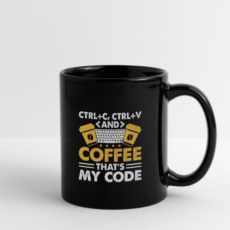 Coffee Coding Programmer Coder Developer Nerd Coff Full Colour Mug