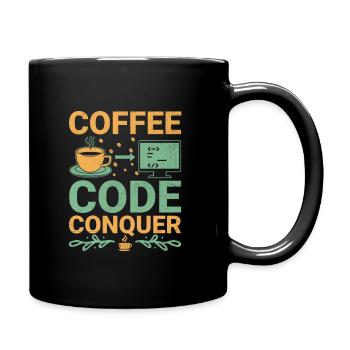Café Codage Programmeur Codeur Développeur Nerd Coff - Mug uni - noir - Droite