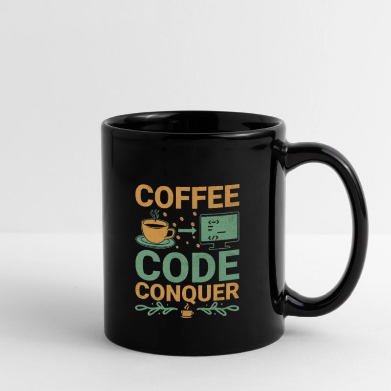 Coffee Coding Programmer Coder Developer Nerd Coff Full Colour Mug