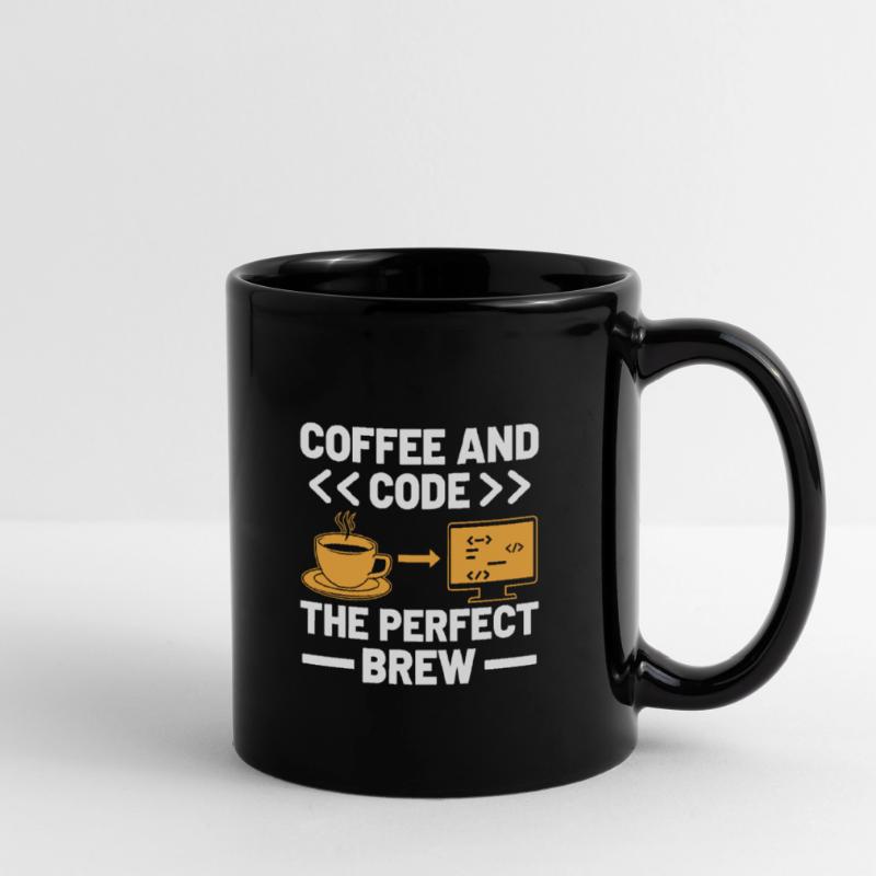Coffee Coding Programmer Coder Developer Nerd Coff Full Colour Mug