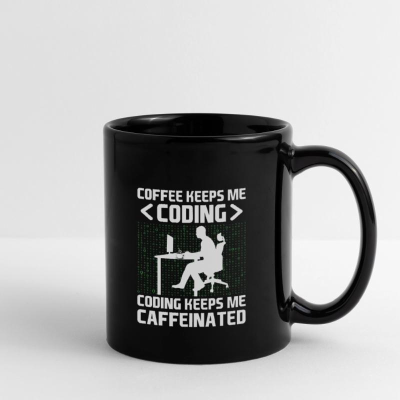 Coffee Coding Programmer Coder Developer Nerd Coff Full Colour Mug