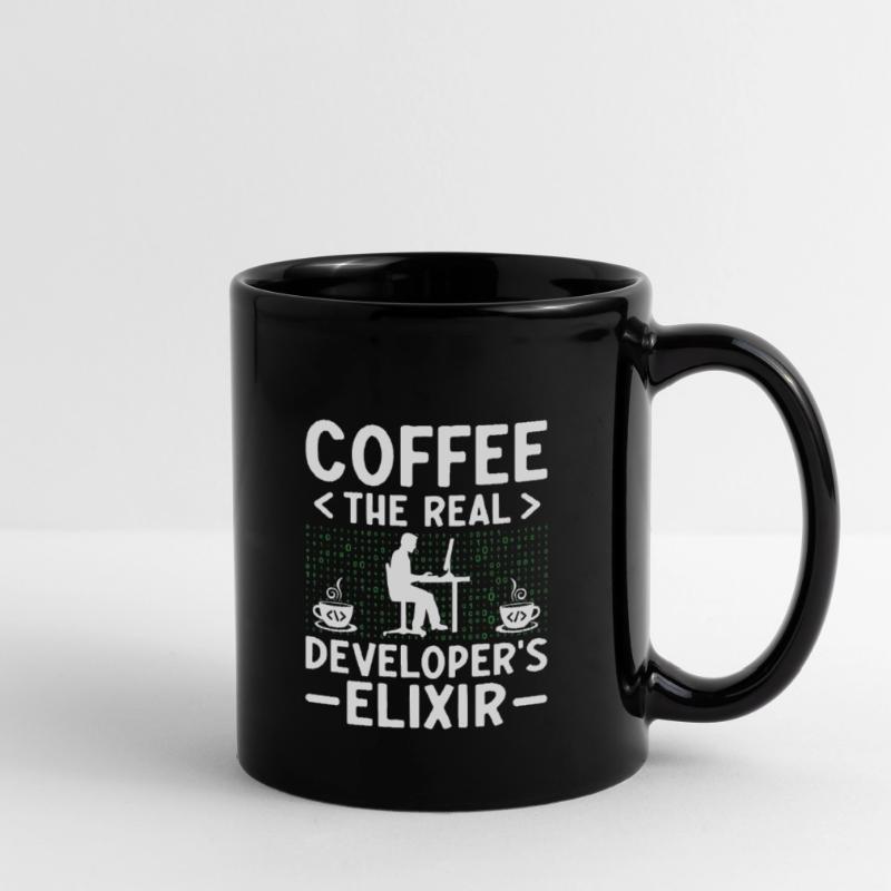 Coffee Coding Programmer Coder Developer Nerd Coff Full Colour Mug