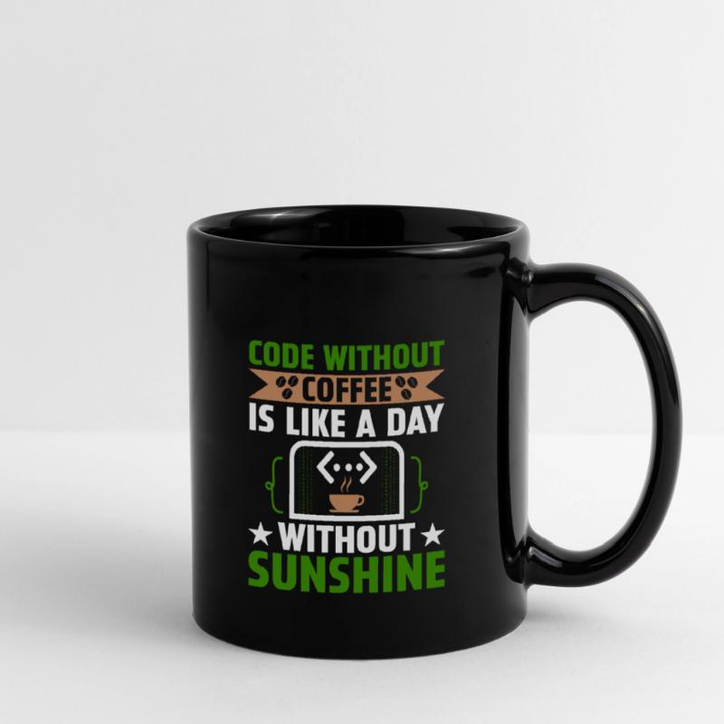 Coffee Coding Programmer Coder Developer Nerd Coff Full Colour Mug