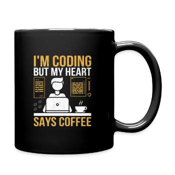 Café Codage Programmeur Codeur Développeur Nerd Coff - Mug uni - noir - Droite