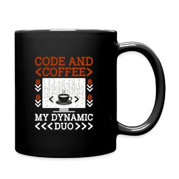 Café Codage Programmeur Codeur Développeur Nerd Coff - Mug uni - noir - Droite