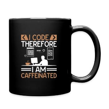 Café Codage Programmeur Codeur Développeur Nerd Coff - Mug uni - noir - Droite