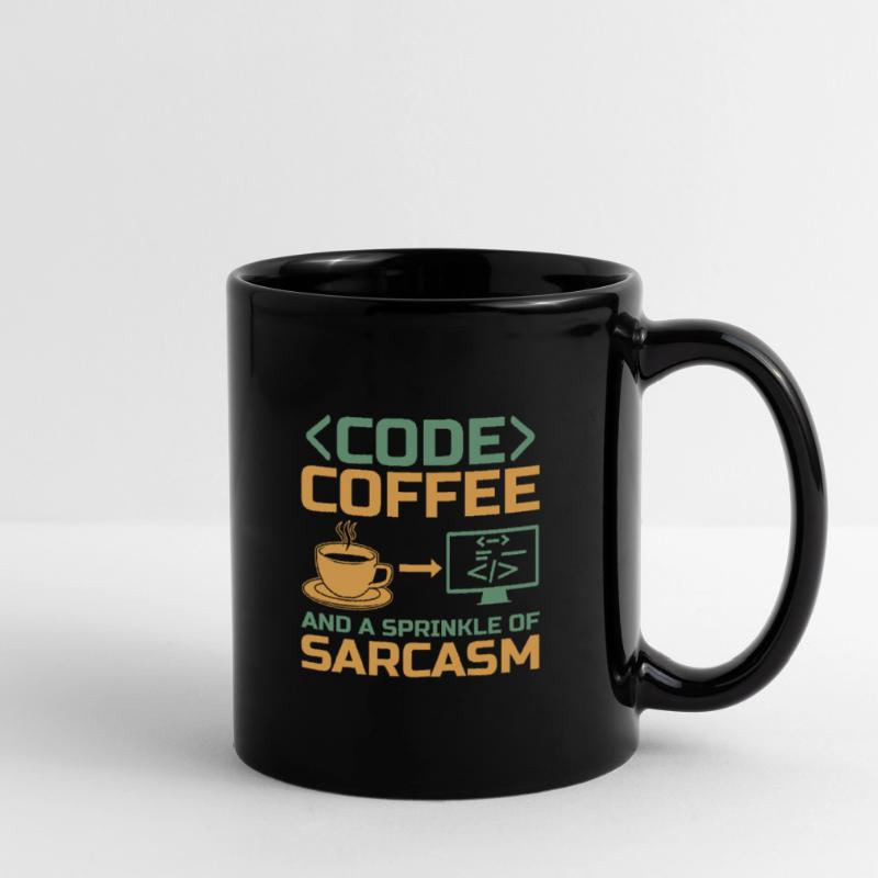 Coffee Coding Programmer Coder Developer Nerd Coff Full Colour Mug