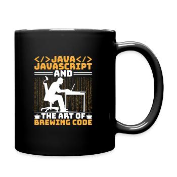 Coffee Coding Programmer Coder Developer Nerd Coff - Full Colour Mug - black - Right