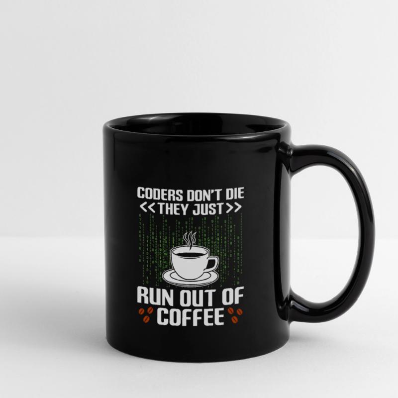 Coffee Coding Programmer Coder Developer Nerd Coff Full Colour Mug