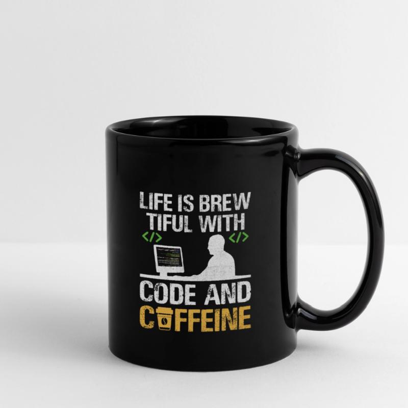 Café Codage Programmeur Codeur Développeur Nerd Coff Mug uni