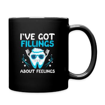 J’ai des obturations sur la dentisterie dentaire Feelings - Mug uni - noir - Droite