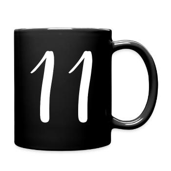 11 - Tasse einfarbig - Schwarz - Rechts