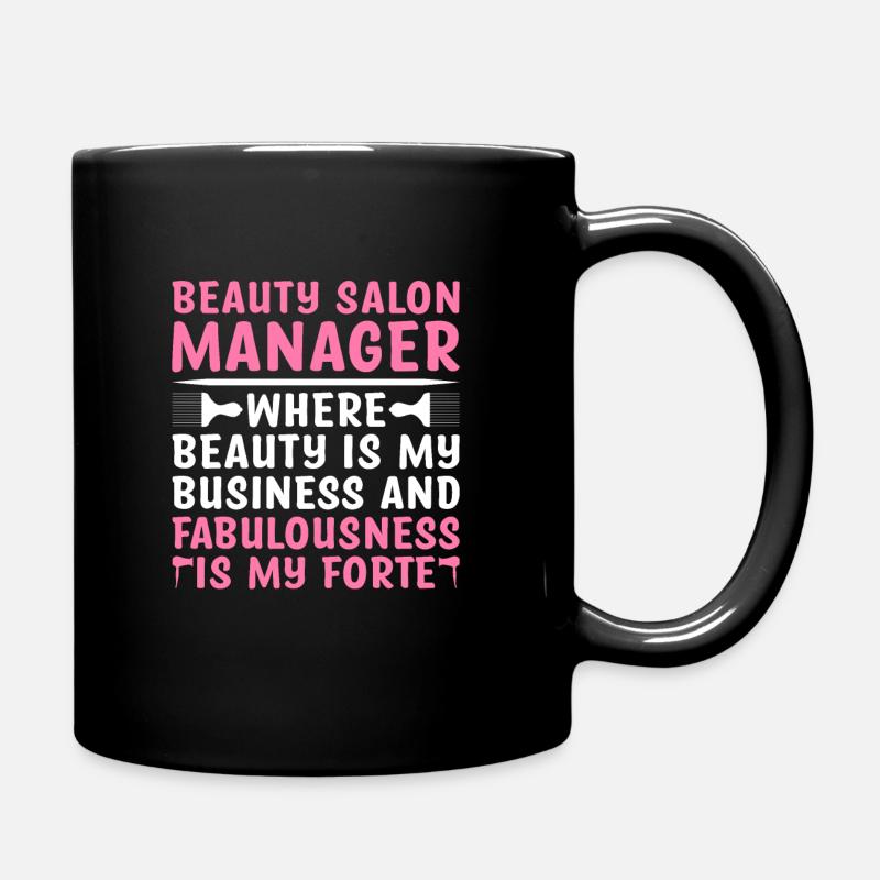 SPA-Manager Job Wellness Lustiges SPA-Management Sayi - Tasse einfarbig - Schwarz