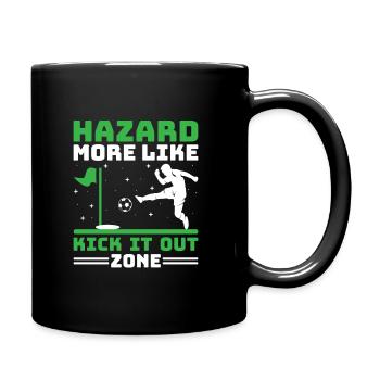 Footgolf Player Foot Golf Footgolfers Foot spielen - Tasse einfarbig - Schwarz - Rechts