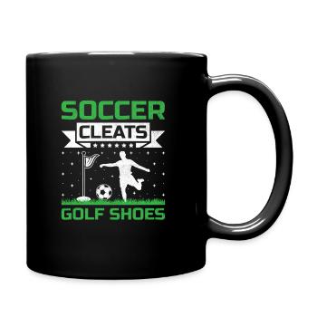 Footgolf Player Foot Golf Playing Footgolfers Foot - Full Colour Mug - black - Right