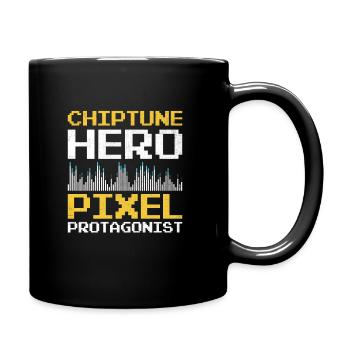 Chiptune Music Lover Groove zu den Bleeps und Bloo - Tasse einfarbig - Schwarz - Rechts