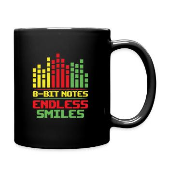 Chiptune Music Lover Groove to the Bleeps and Bloo - Full Colour Mug - black - Right