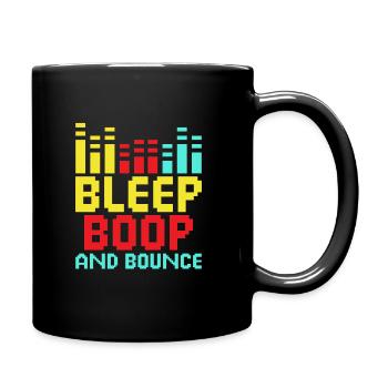 Chiptune Music Lover Groove zu den Bleeps und Bloo - Tasse einfarbig - Schwarz - Rechts