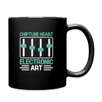Chiptune Music Lover Groove zu den Bleeps und Bloo - Tasse einfarbig - Schwarz - Rechts