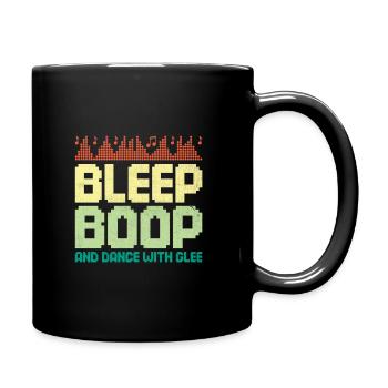 Chiptune Music Lover Groove to the Bleeps and Bloo - Full Colour Mug - black - Right