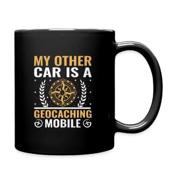 Geocaching Geocache Funny Geocacher Geocacher Sayi - Full Colour Mug - black - Right