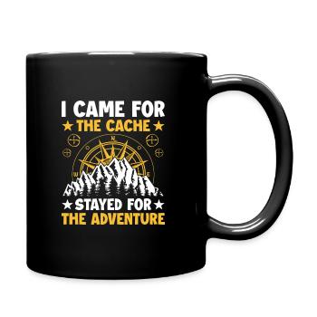 Geocaching Geocache Funny Geocacher Geocacher Sayi - Full Colour Mug - black - Right