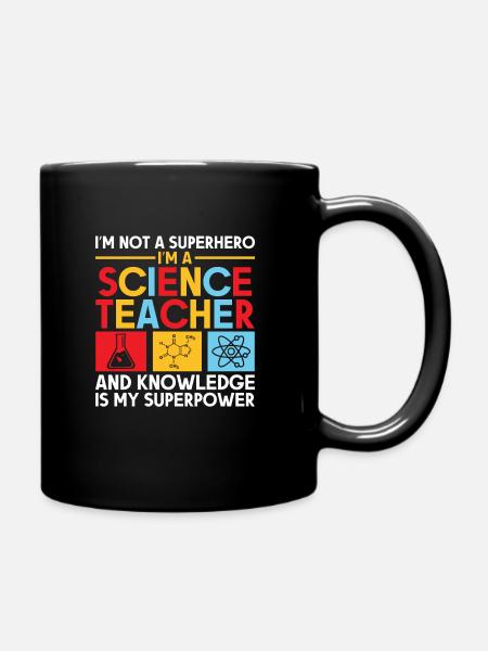 Science Teacher School Teacher Biology Chemistry P - Full Colour Mug - black