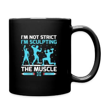 Physical Education Teacher PE Teachers School Spor - Full Colour Mug - black - Right