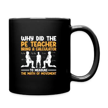 Sportlehrer Sportlehrer Schullehrer - Tasse einfarbig - Schwarz - Rechts