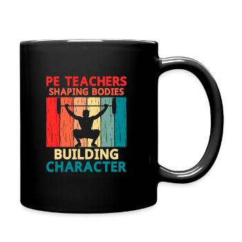Sportlehrer Sportlehrer Schullehrer - Tasse einfarbig - Schwarz - Rechts
