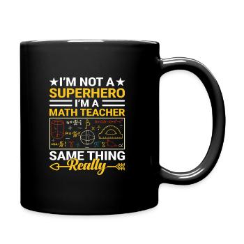 Professeur de mathématiques Professeur d’école Professeur de mathématiques drôle S - Mug uni - noir - Droite