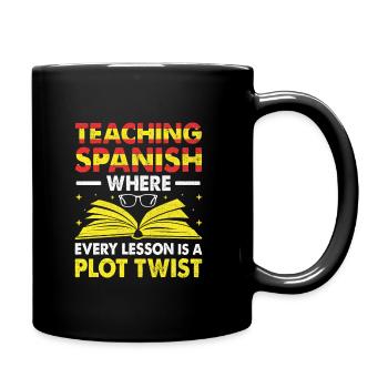 Foreign Language Teacher School Languages Teachers - Full Colour Mug - black - Right