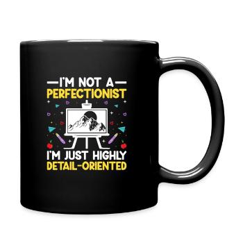 Art Teacher School Teacher Funny Art Teachers Scho - Full Colour Mug - black - Right