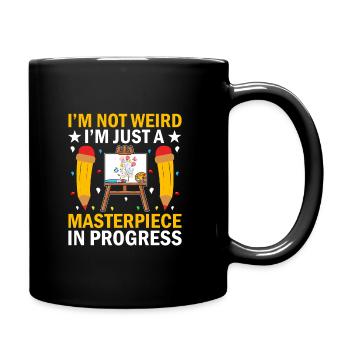 Art Teacher School Teacher Funny Art Teachers Scho - Full Colour Mug - black - Right