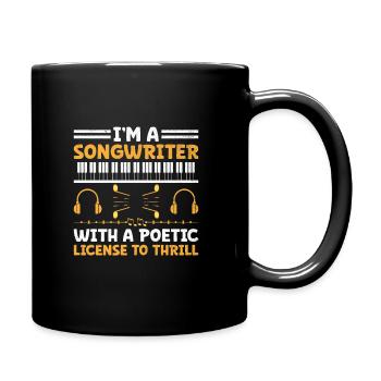 Musicien Auteur-compositeur Chanteur Musicien Musique Musique Pr - Mug uni - noir - Droite