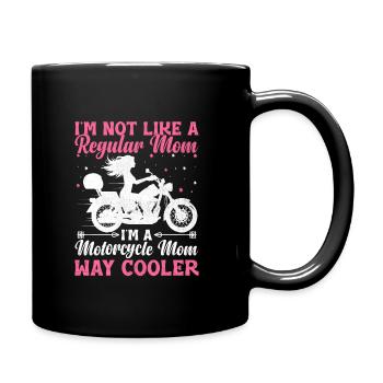 Je ne suis pas comme une maman ordinaire, je suis une maman à moto - Mug uni - noir - Droite