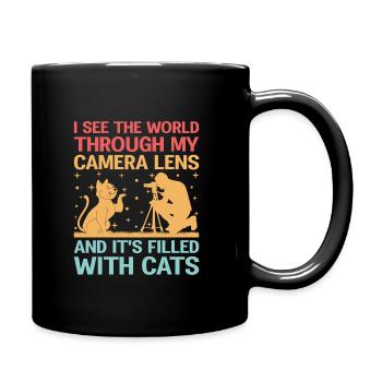 Chat Photographes Chat Amoureux Des Chats Photo - Mug uni - noir - Droite